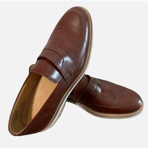 WANT LES ESSENTIELS DE LA VIE Montoro Leather Derby Shoes In Cognac Leather 45